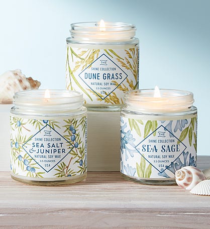 From Sea to Shining Sea Candle Trio